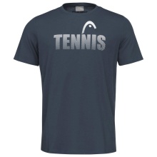 Head Tennis-Tshirt Club Colin 2023 (Mischgewebe) navyblau/weiss Herren