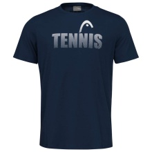 Head Tennis-Tshirt Club Colin 2023 (Mischgewebe) dunkelblau Jungen