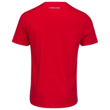 Head Tennis-Tshirt Club Colin 2023 (Mischgewebe) rot Jungen