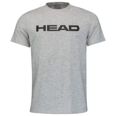 Head Tennis-Tshirt Club Ivan 2023 (Mischgewebe) hellgrau/schwarz Herren