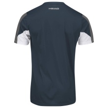 Head Tennis-Tshirt Club Technical (Moisture Transfer Microfiber Technologie) navyblau Jungen