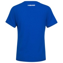 Head Tennis-Tshirt Vision 2023 (Mischgewebe) royalblau Kinder