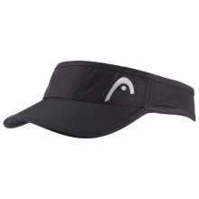 Head Visor Tennis Pro Player 2024 (Polyester, Klettverschluss) schwarz