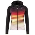 Head Tennisjacke DTB Breaker mit Kapuze schwarz/bunt Damen