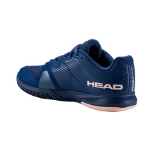 Head Tennisschuhe Revolt Court Allcourt dunkelblau/rosa Damen