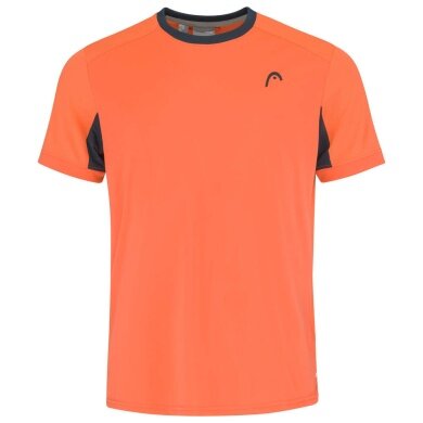 Head Tennis-Tshirt Slice 2023 (schnelltrocknend, atmungsaktiv) orange Herren