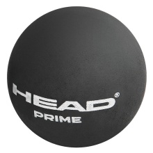 Head Squashball Prime (2 gelbe Punkte, Speed sehr langsam) schwarz - 12 Bälle im Karton