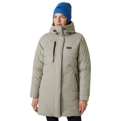 Helly Hansen Wintermantel Adore Tech Parka (wasserdicht, warm, High Loft Isolierung) natur/grau Damen