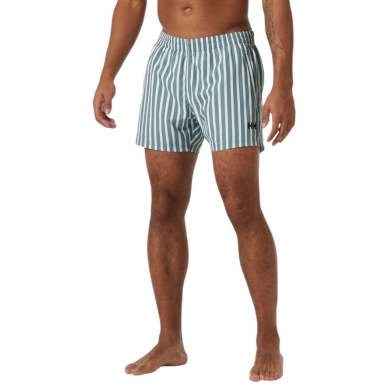 Helly Hansen Badehose Newport Swim Trunk - grün/weiss Herren