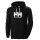 Helly Hansen Kapuzenpullover Logo Hoodie (Bio-Baumwolle) schwarz Herren