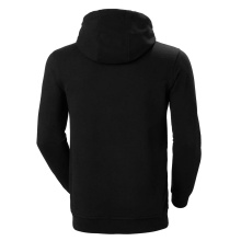 Helly Hansen Kapuzenpullover Logo Hoodie (Bio-Baumwolle) schwarz Herren