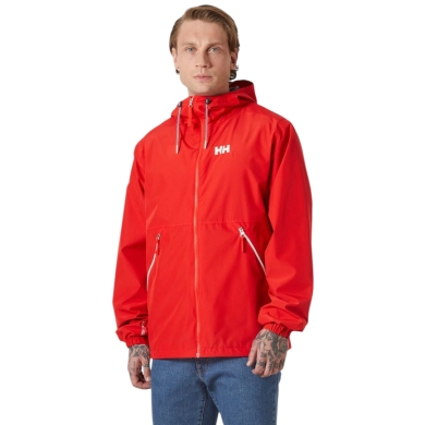 Helly Hansen Regenjacke Sandoy Rain (2-Lagen, wasserdicht) rot Herren