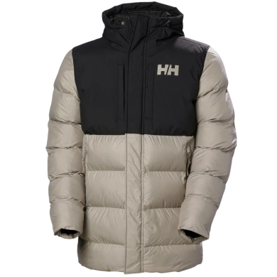 Helly Hansen Winter-Steppjacke Active Puffy Long (warm, wasserabweisend) hellgrau/schwarz Herren