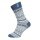 HomeOfSocks Wollsocke Skandinavisch Flag Island hellblau - 1 Paar