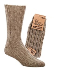 HomeOfSocks Wollsocken 100% Virgin woolbraun - 2 Paar