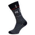 HomeOfSocks Lammwollsocke Skandinavisch Flag 47 navyblau - 1 Paar