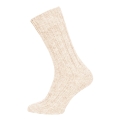 HomeOfSocks Wollsocke Hygge Alpaka (Schurwolle und Alpakawolle) cremeweiss - 1 Paar