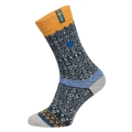 HomeOfSocks Wollsocke Skandinavisch Sweden navyblau/orange - 1 Paar