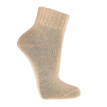 HomeOfSocks Wollsocken Sneaker (Merinowolle und Kaschmir) beige - 2 Paar