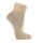 HomeOfSocks Wollsocken Sneaker (Merinowolle und Kaschmir) beige - 2 Paar