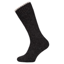 HomeOfSocks Wollsocke Extra mit Frotte dunkelgrau - 1 Paar