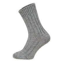 HomeOfSocks Wollsocken Alpaka Natur hellgrau/anthrazitgrau - 2 Paar