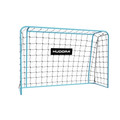 Hudora Fussballtor Start 180 (robust, langlebig) cyanblau - 180x120x60cm