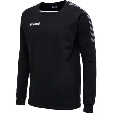 hummel Sport-Langarmshirt hmlAUTHENTIC Training Sweat (Baumwoll/Polyester-Gemisch) schwarz Herren