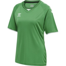 hummel Sport-Shirt hmlCORE Volley Tee (Polyester, Jerseystoff) Kurzarm grün Damen