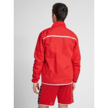 hummel Sport-Trainingsjacke hmlAUTHENTIC Training Jacket (wetterbeständige, Taschen mit Reißverschluss) rot Herren