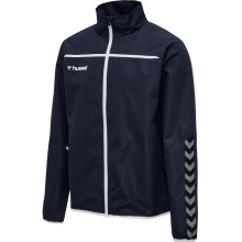 hummel Sport-Trainingsjacke hmlAUTHENTIC Training Jacket (wetterbeständige, Taschen mit Reißverschluss) marine Herren