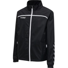 hummel Sport-Trainingsjacke hmlAUTHENTIC Training Jacket (wetterbeständige, Reißverschlusstaschen) schwarz/weiss Kinder