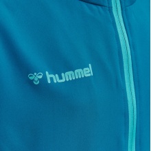 hummel Sport-Trainingsjacke hmlAUTHENTIC Micro Jacket (gewebter stoff, mit Reißverschlusstaschen) tealblau Kinder