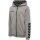 hummel Sport-Kapuzenjacke hmlAUTHENTIC Poly Zip Hoodie (gestrickter Polyester) grau Kinder