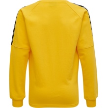 hummel Sport-Langarmshirt hmlAUTHENTIC Training Sweat (Sweatstoff, Rippbündchen) gelb Kinder