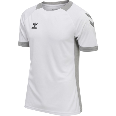 hummel Sport-Tshirt hmlLEAD Poly Jersey (Mesh-Material) Kurzarm weiss Herren