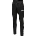 hummel Sporthose hmlAUTHENTIC Training Pant (Interlock-Stoff, mit Reißverschlusstaschen) Lang schwarz/weiss Herren