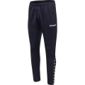 hummel Sporthose hmlAUTHENTIC Training Pant (Interlock-Stoff, mit Reißverschlusstaschen) Lang marineblau Herren