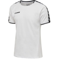 hummel Sport-Tshirt hmlAUTHENTIC Training Tee (Baumwoll-Polyestergemisch) Kurzarm weiss Herren