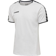 hummel Sport-Tshirt hmlAUTHENTIC Training Tee (Baumwoll-Polyestergemisch) Kurzarm weiss Herren