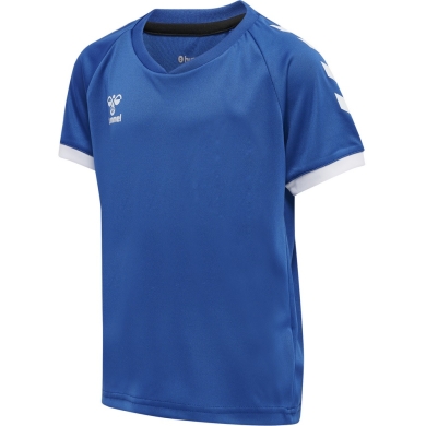 hummel Sport-Tshirt hmlCORE Volley Tee (Polyester, Jerseystoff) Kurzarm dunkelblau Kinder