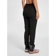 hummel Sporthose hmlLEAD Poly Pants (Seitentaschen, dehnbarer Sweatstoff) Lang schwarz Damen