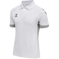 hummel Sport-Polo hmlLEAD Functional (Mesh-Material) Kurzarm weiss Herren