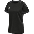 hummel Sport-Shirt (Trikot) hmlLEAD Poly Jersey (Mesh-Material) Kurzarm schwarz Damen