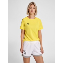 hummel Sport-Shirt (Trikot) hmlLEAD Poly Jersey (Mesh-Material) Kurzarm gelb Damen