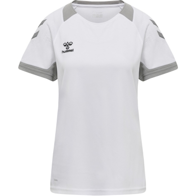 hummel Sport-Shirt (Trikot) hmlLEAD Poly Jersey (Mesh-Material) Kurzarm weiss Damen