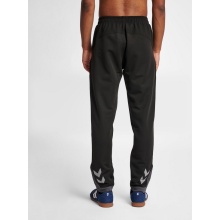 hummel Sporthose hmlLEAD Poly Pants (Seitentaschen, dehnbarer Sweatstoff) Lang schwarz Herren