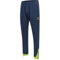 hummel Sporthose hmlLEAD Poly Pants (Seitentaschen, dehnbarer Sweatstoff) Lang darkblau Herren