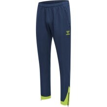 hummel Sporthose hmlLEAD Poly Pants (Seitentaschen, dehnbarer Sweatstoff) Lang darkblau Herren