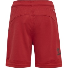 hummel Sporthose hmlLEAD Poly Shorts (Mesh-Stoff, ohne Seitentaschen) Kurz rot Kinder